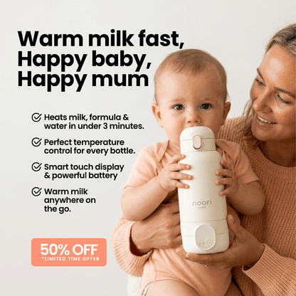 noori LUXE™ - The Portable Milk Warmer Parents Love